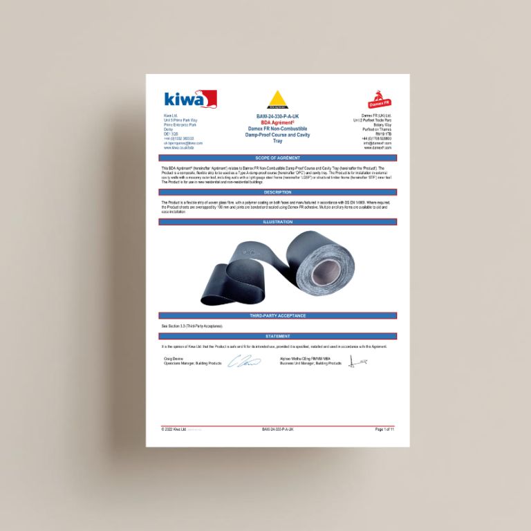 Non-Combustible DPC & Cavity Tray Non-Combustible DPC & Cavity Tray